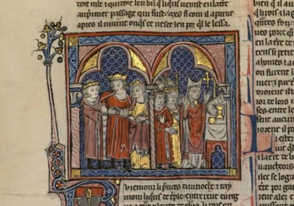 Matrimonio de Hunfredo IV de Tolón e Isabel de Jerusalén