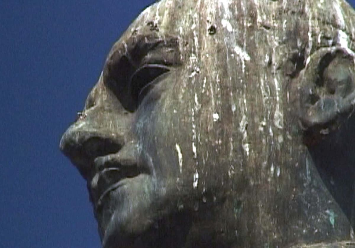 Estatua del dictador Francisco Franco