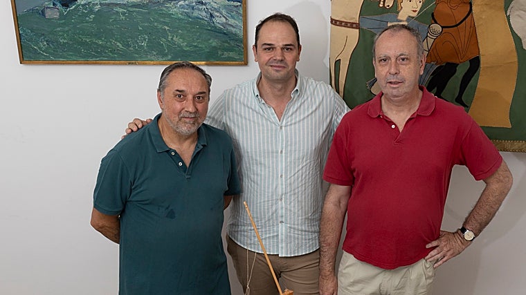 De izquierda a derecha: Moreno, Bru y Schnell