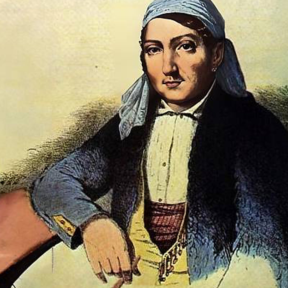 Luis Candelas, representado en un grabado