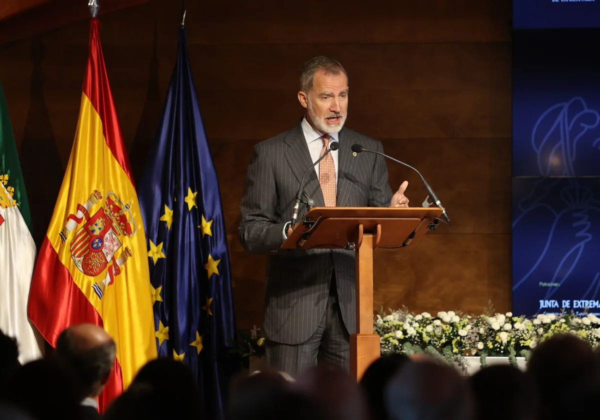 El rey Felipe VI inaugura este jueves en Trujillo (Cáceres) el encuentro de Academias Hispanoamericanas de la Historia