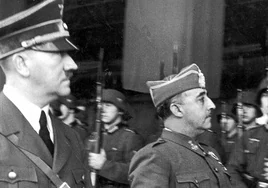 Hitler y Franco, en Hendaya