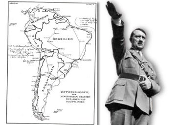 ¿Y si América hubiera sido nazi? El mapa en el que Hitler proyectó su invasión