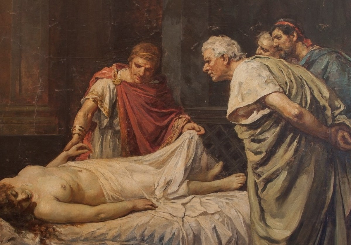 Nerón, ante el cadáver de Agripina
