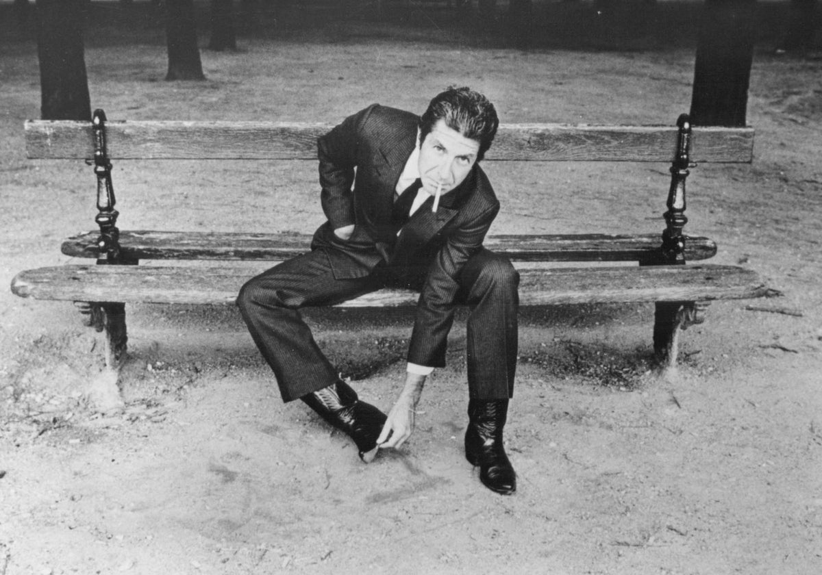 Leonard Cohen en una imagen de los años 70, cuando ya era un cantautor reconocido en todo el mundo