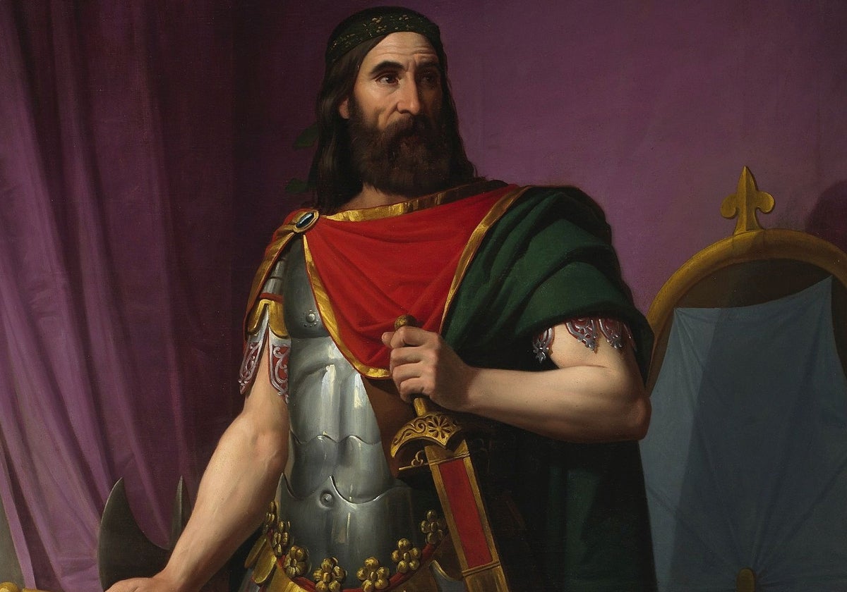 'Égica, rey godo', cuadro de Carlos María Esquivel (1830-1867)
