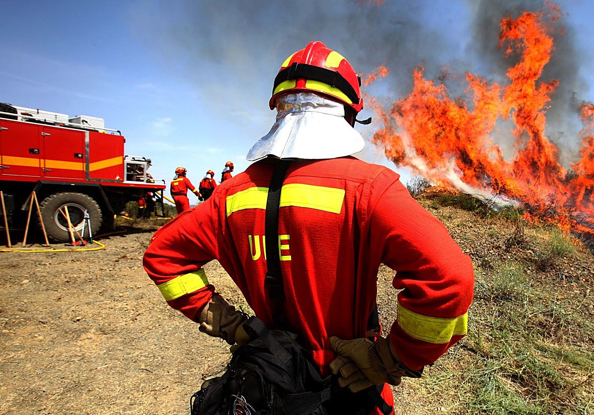 La UME, en Cerro Muriano en 2009, poco después de su creación