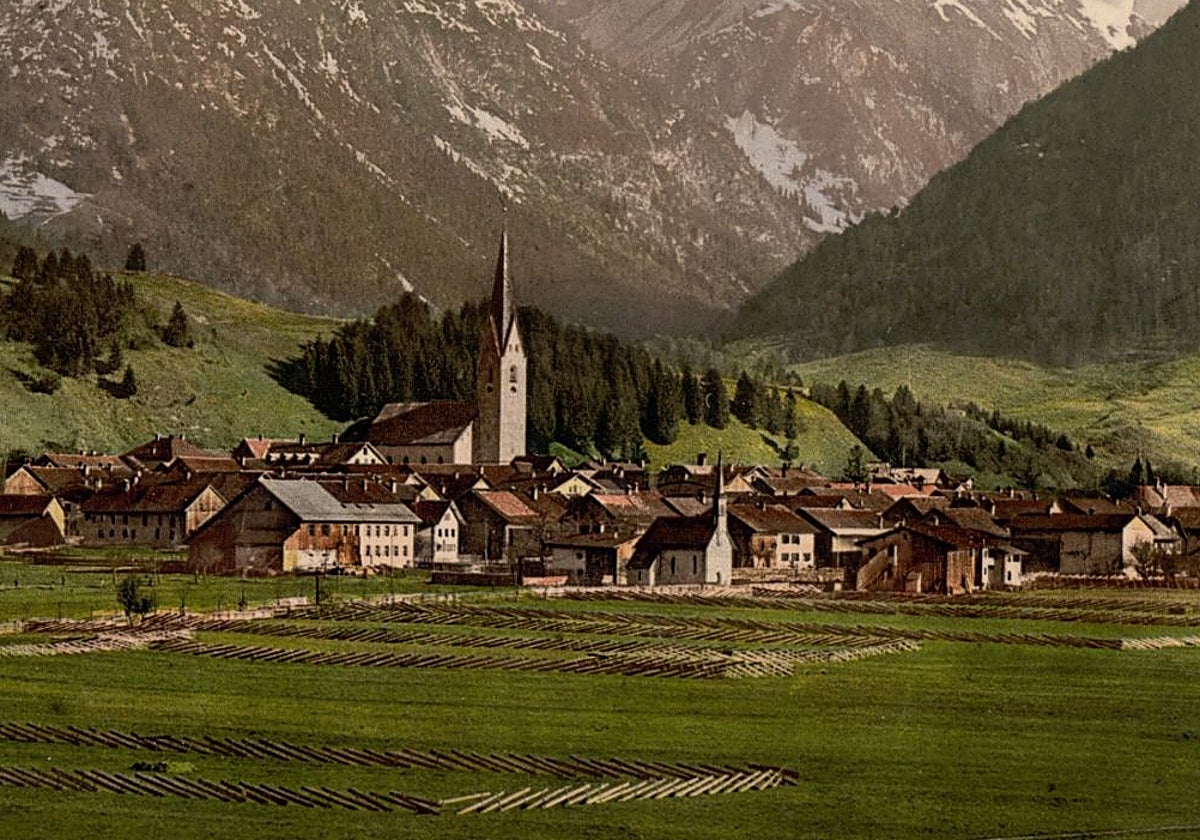 El pueblo bávaro de Oberstdorf