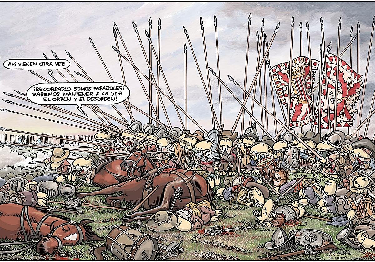 La ilustración 'Rocroi, el último tercio'