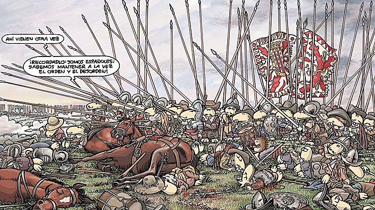Las lanzas de Augusto: la versión de la batalla de Rocroi dibujada por Nieto