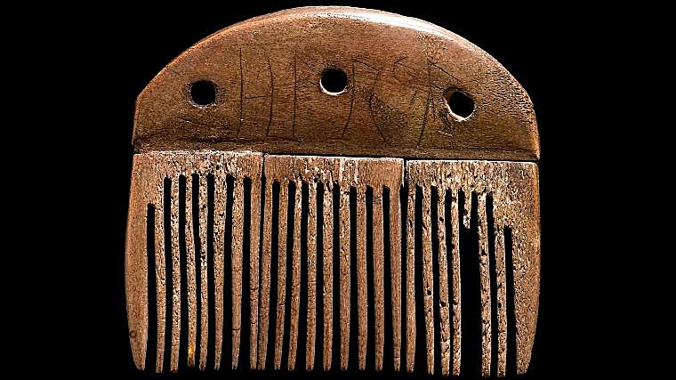 Famous comb, preserved in the National Museum of Denmark
