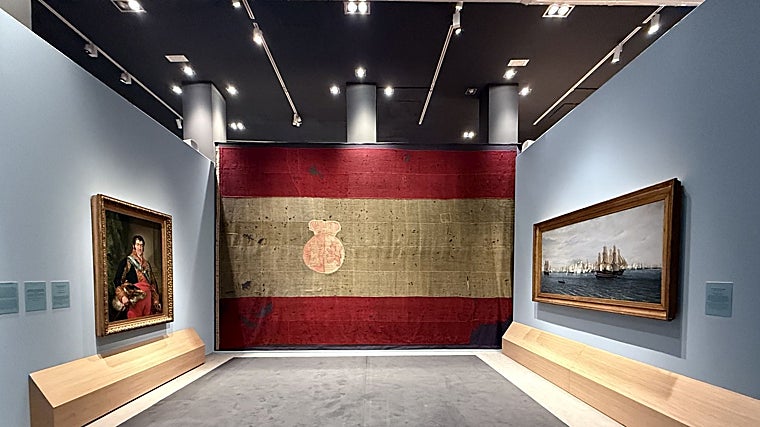 Bandera del navío Príncipe de Asturias