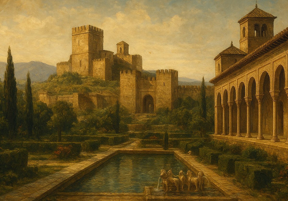 Representación ficticia de la ciudad de Almanzor en Córdoba