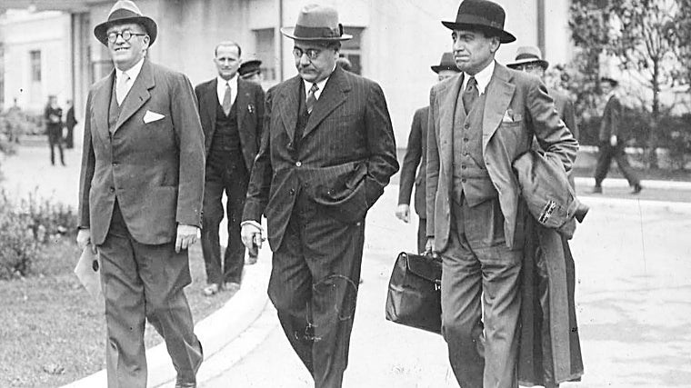 Largo Caballero con Juan Negrín