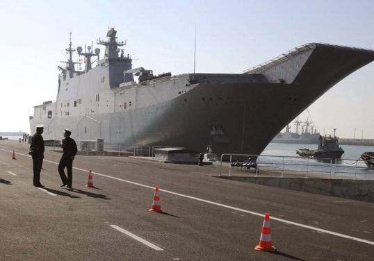 Çok amaçlı gemi LHD Juan Carlos I, arşiv görüntüsünde