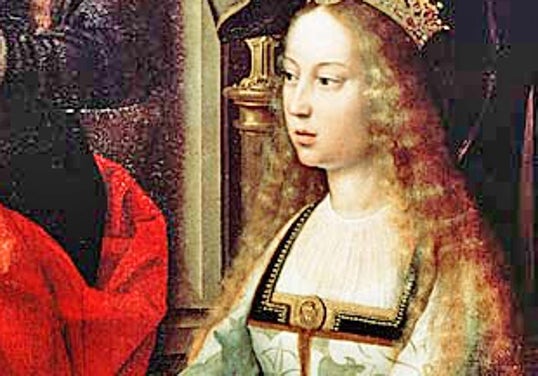 'Sinek Bakiresi' adlı tabloda Kastilya Kralı I. Isabel temsil ediliyor