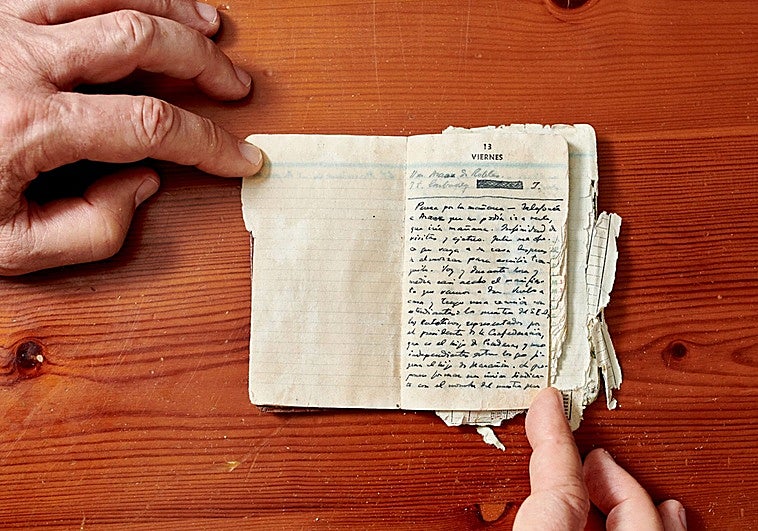 El diario original de José Antonio Primo de Rivera.