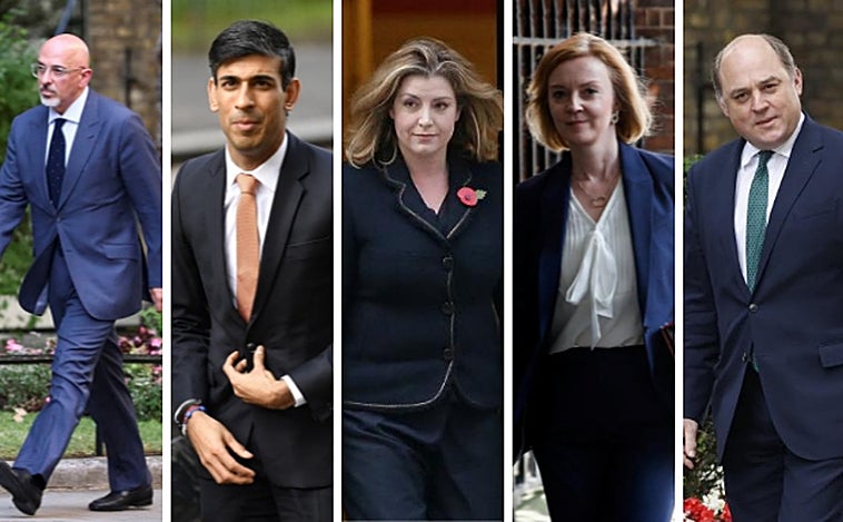Los nombres que suenan con más fuerza para suceder a  Boris Johnson