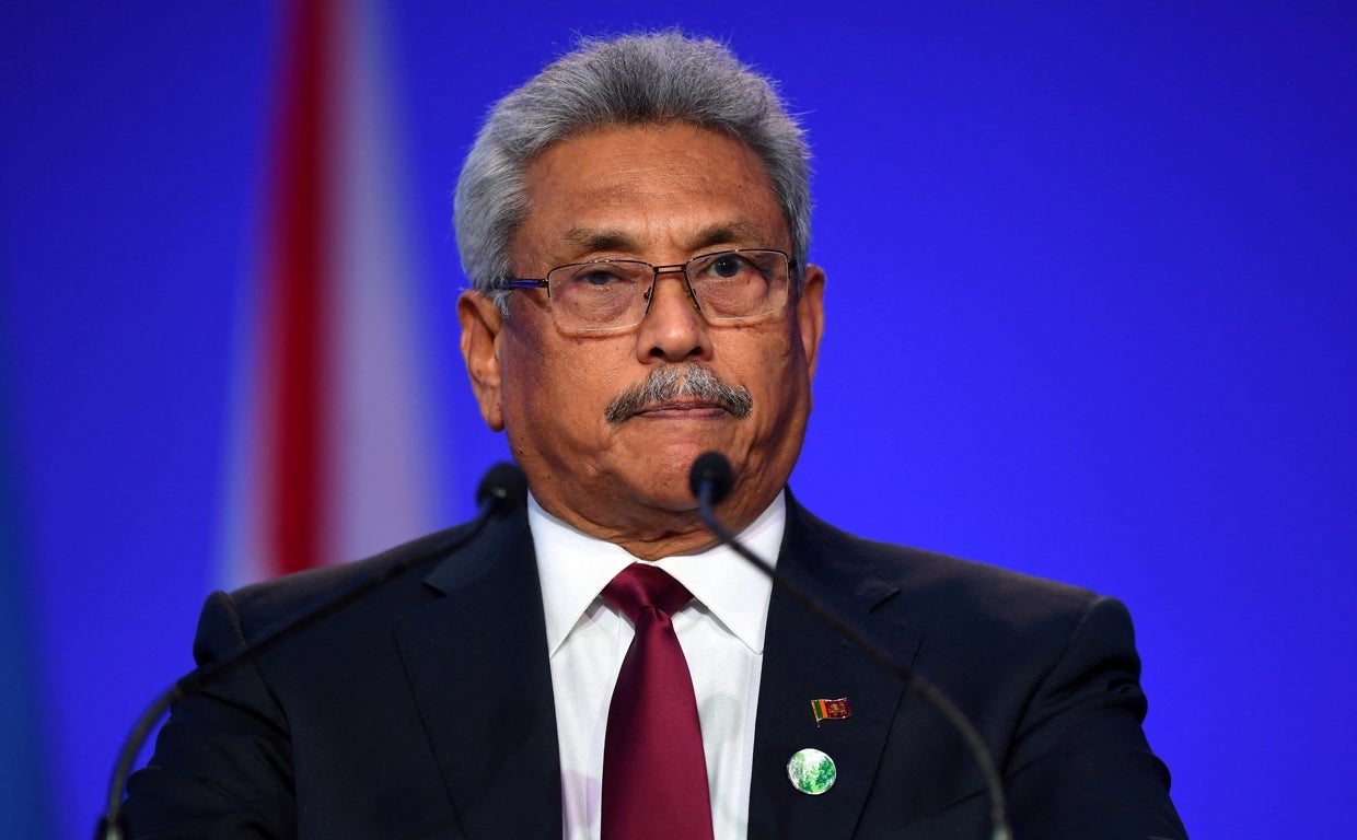El presidente de Sri Lanka, Gotabaya Rajapaksa, en una imagen de archivo
