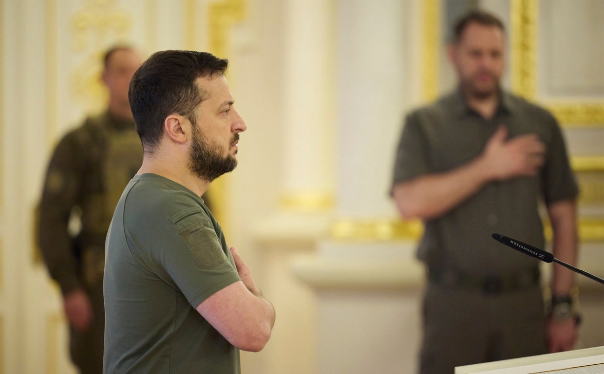 El presidente ucraniano, Volodímir Zelenski