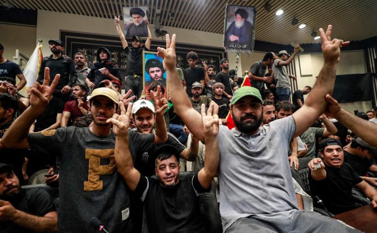 El segundo asalto al Parlamento de Irak en menos de una semana, en imágenes