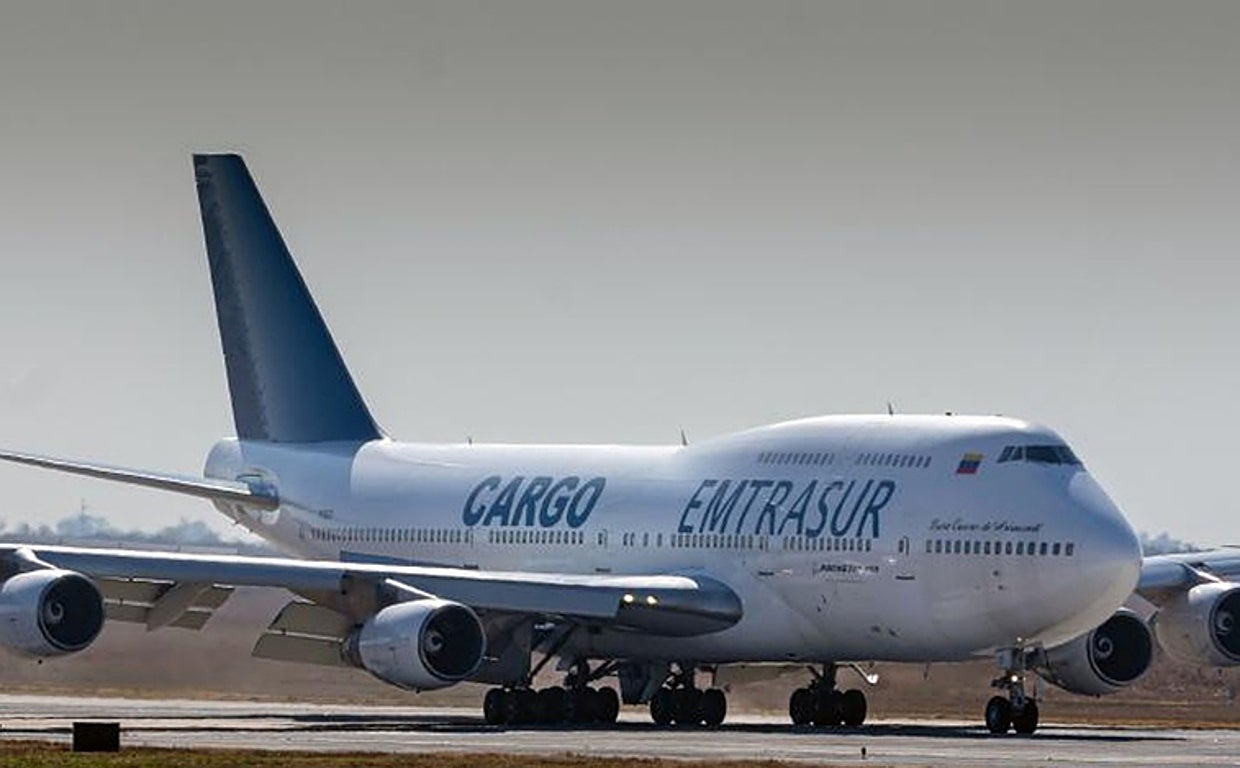 La aeronave se eencuentra en el aeropuerto internacional de Buenos Aires