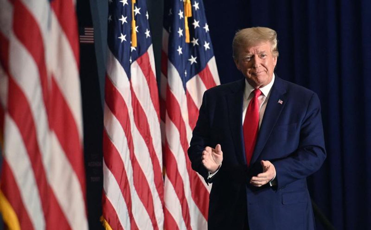 Donald Trump, durante una conferencia el pasado 26 de julio