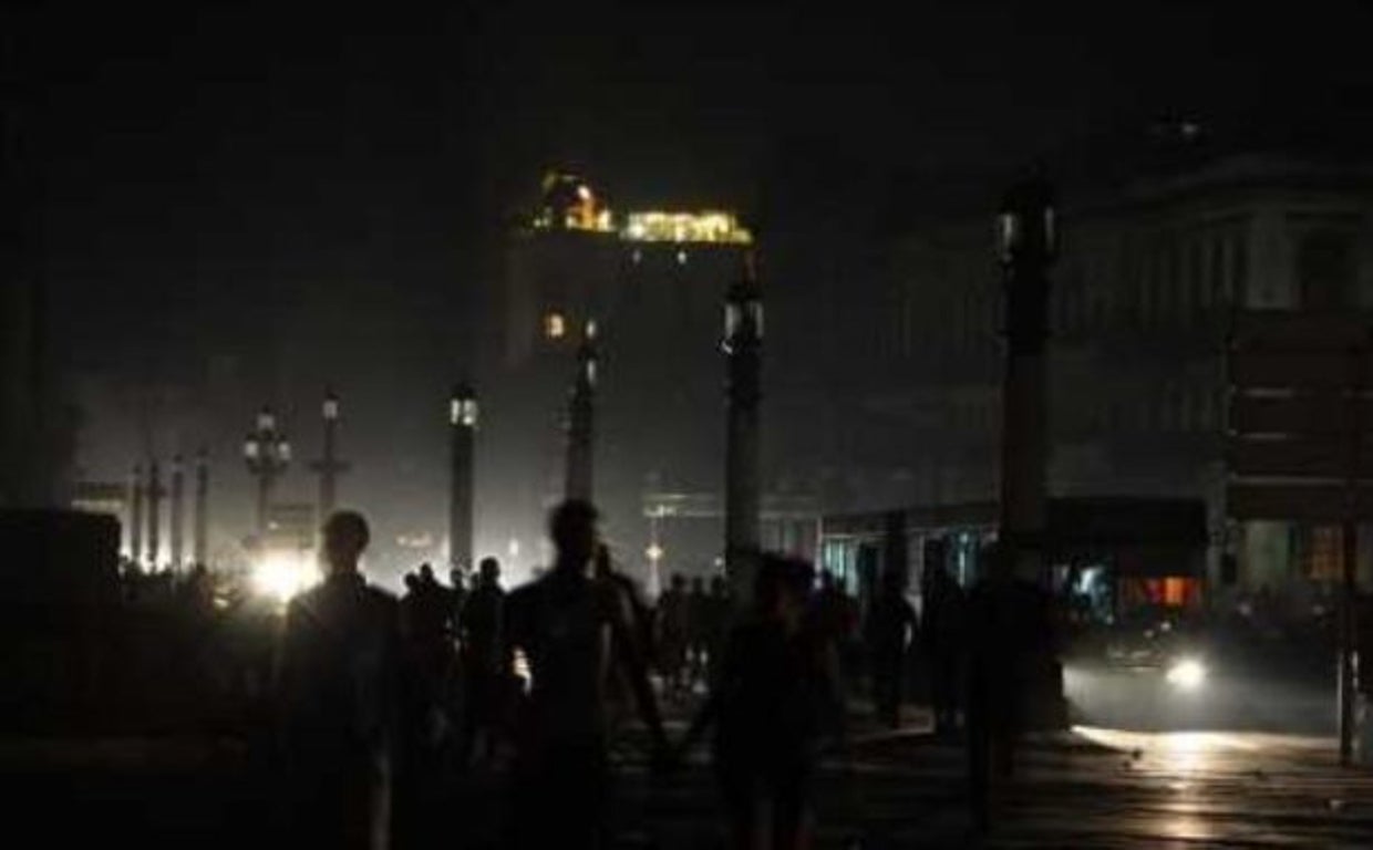 Apagón en La Habana