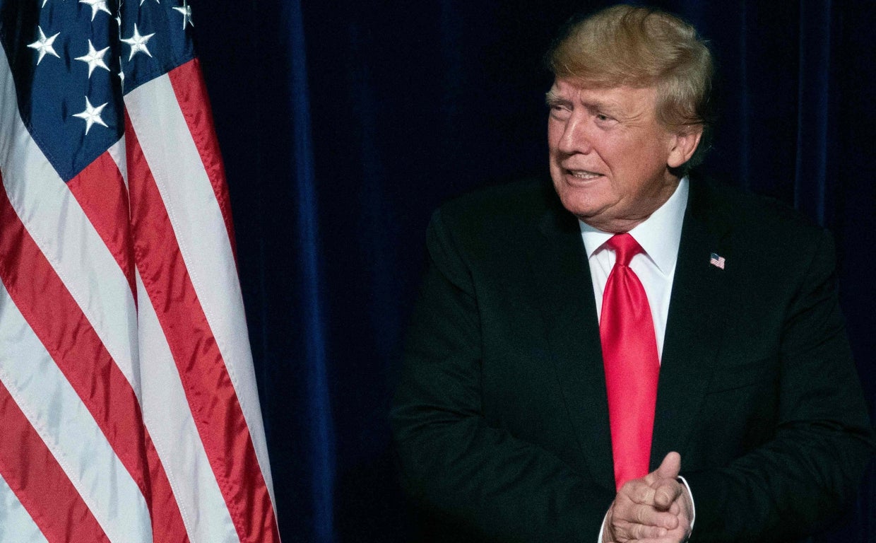 El expresidente de Estados Unidos Donald Trump