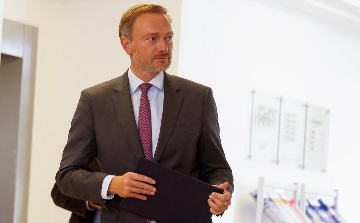 El ministro alemán de Finanzas, Christian Lindner, ha comparecido tras la reunión del G-7