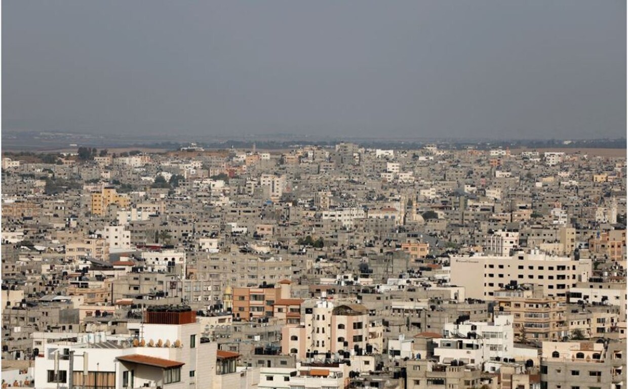 Vista de la ciudad de Gaza