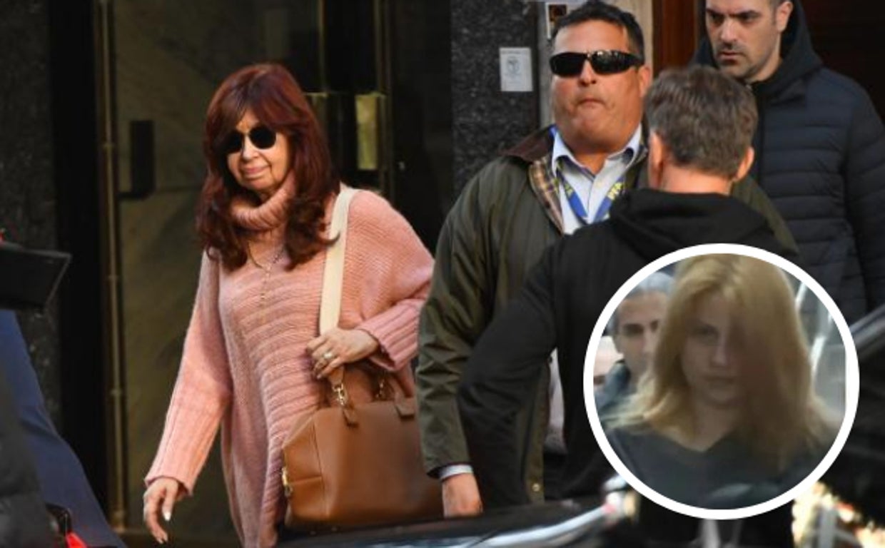 La vicepresidenta y la detenida, en el círculo