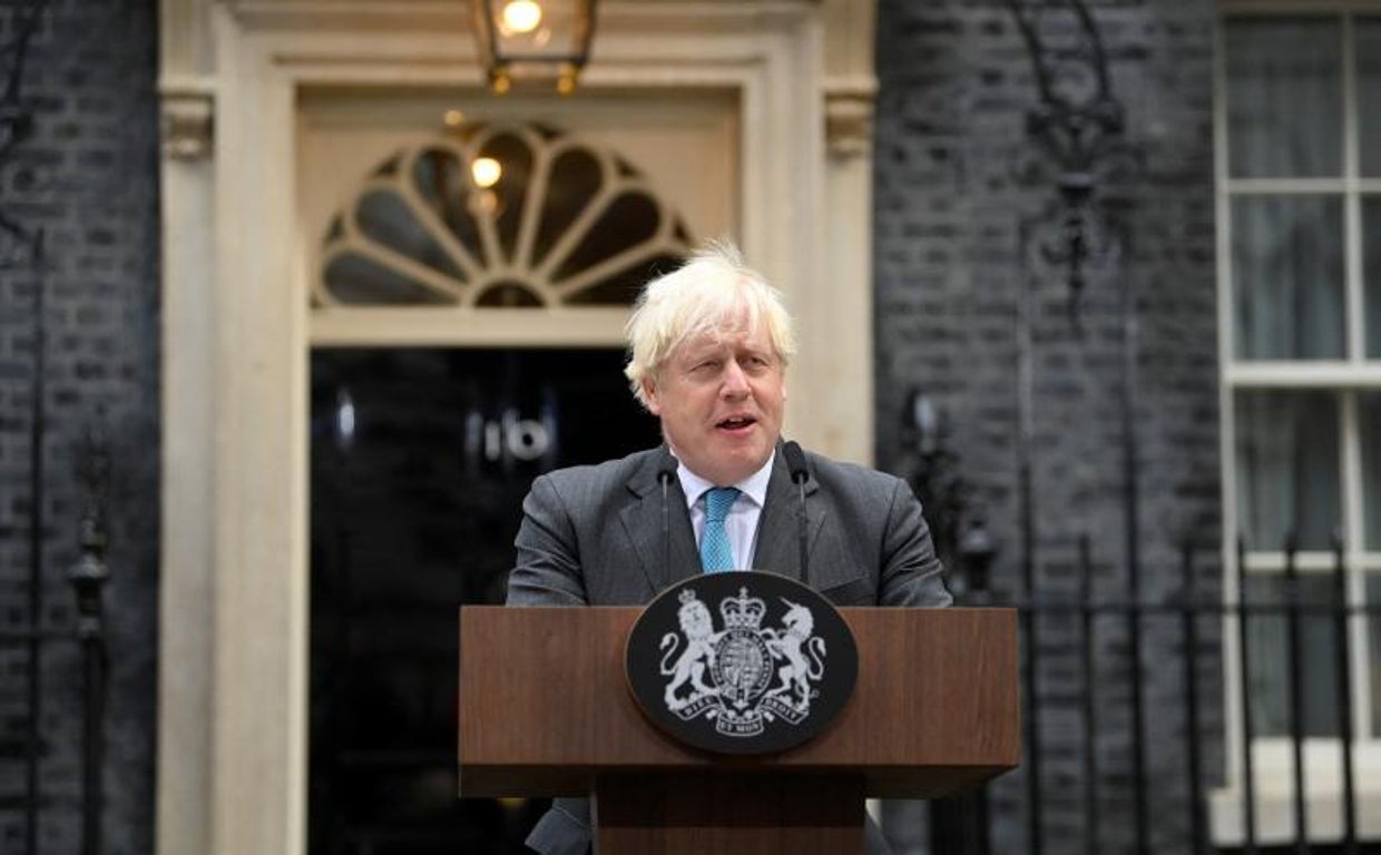 Boris Johnson dice adiós a Downing Street: «Es una carrera de relevos en la que se cambiaron las reglas a la mitad»