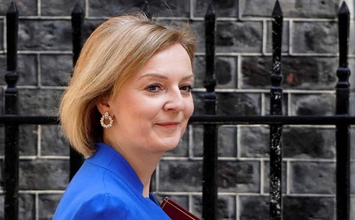 La primera ministra británica, Liz Truss