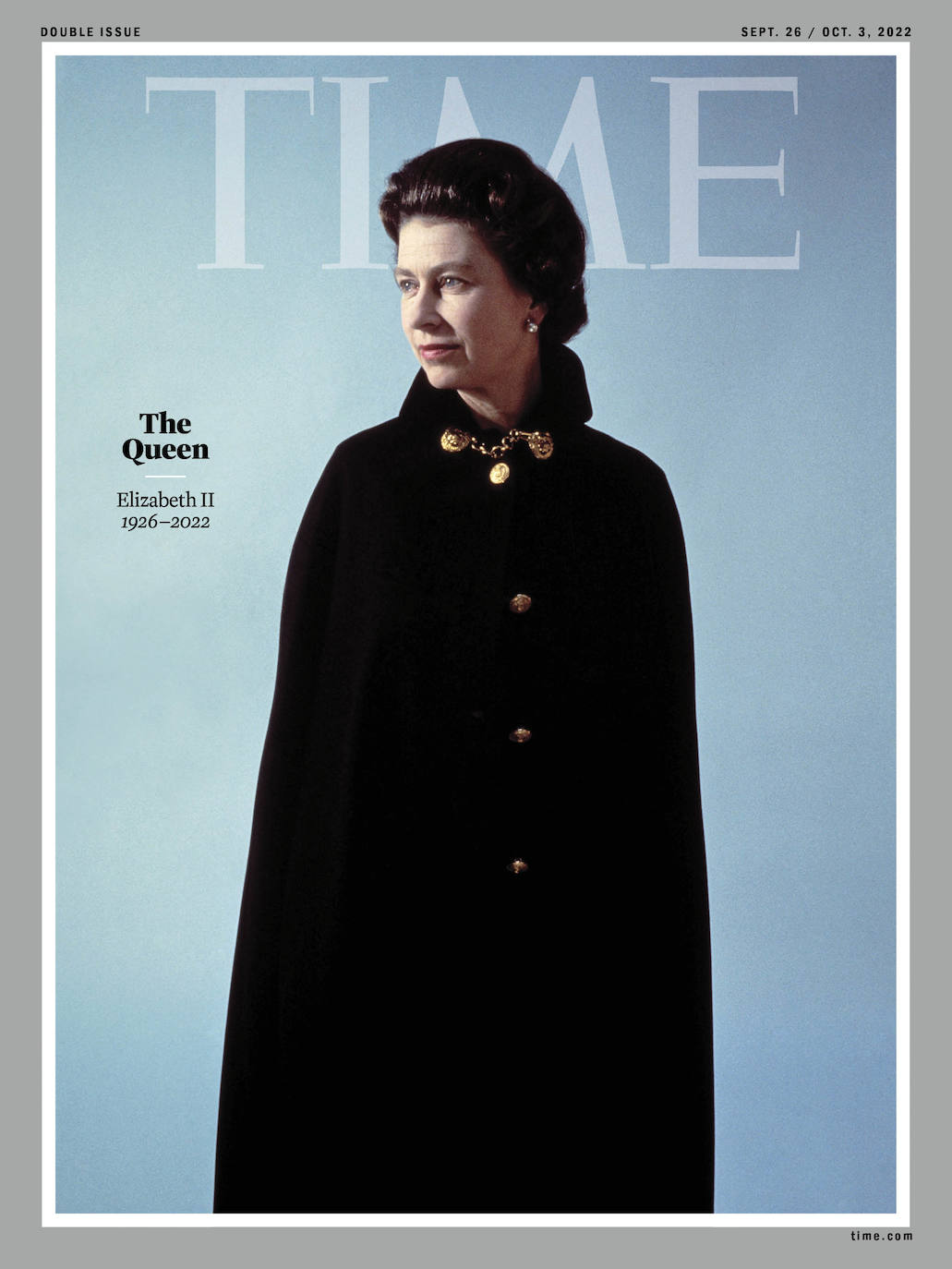 Portada conmemorativa de la revista Time (EE.UU.) dedicada a la figura de la Reina Isabel II