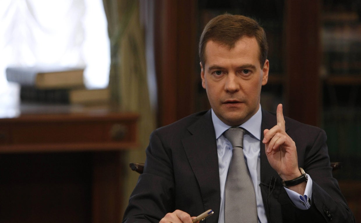 Dimitri Medvedev, en una imagen de archivo