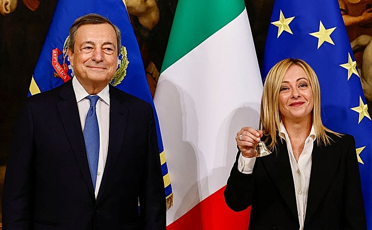 Draghi entrega el cetro republicano a Meloni: el nuevo Gobierno italiano toma posesión