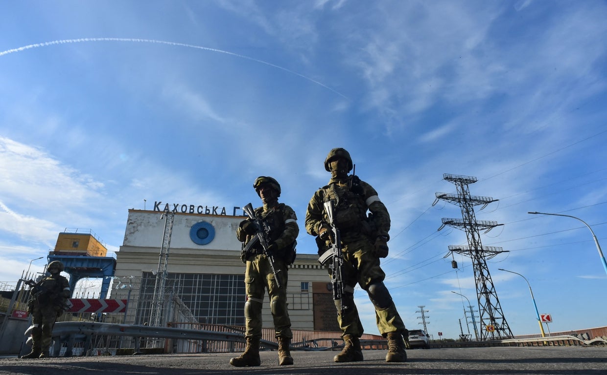 Milicias rusas en Jersón