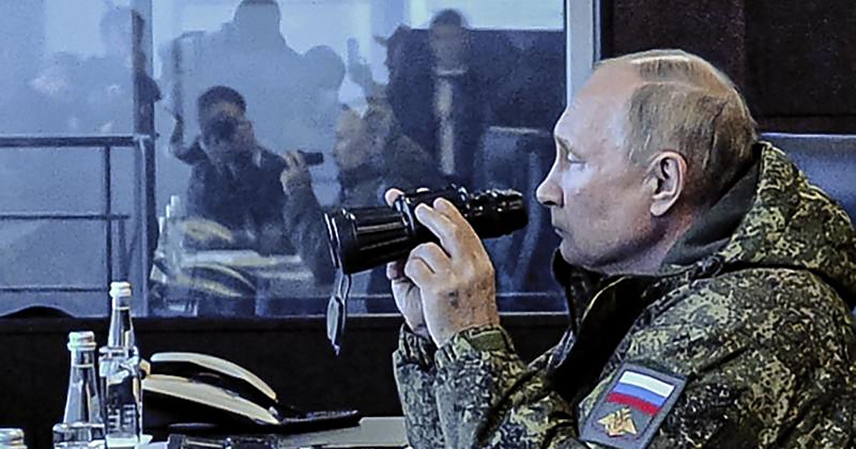 El líder ruso en unos ejercicios militares realizados en septiembre en Vladivostok