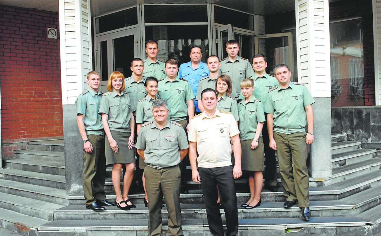 Miembros del centro de control del sistema de misiles ruso empleado contra Ucrania