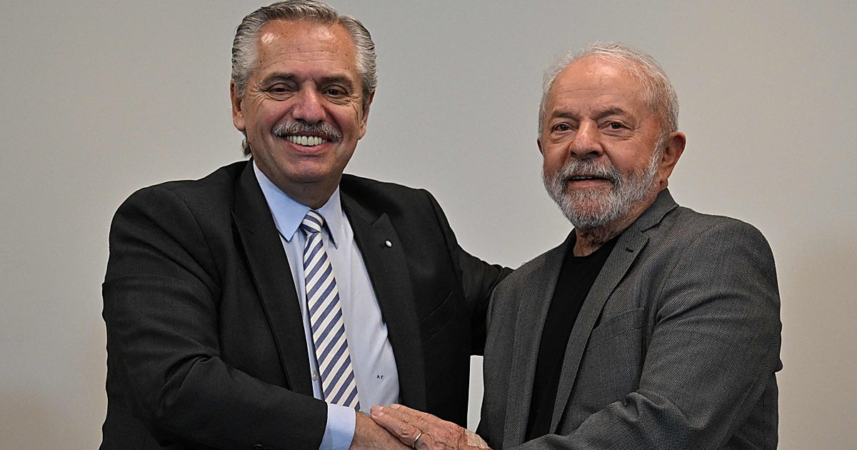 Alberto Fernández junto a Lula da Silva