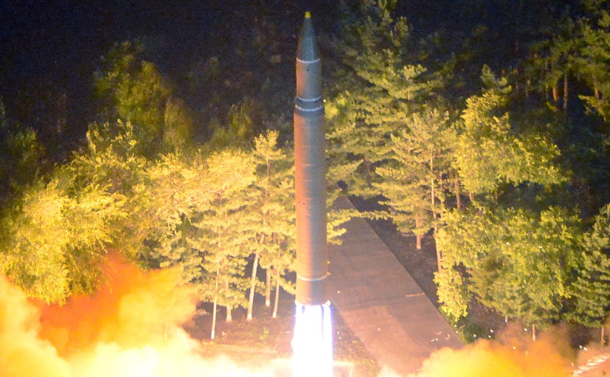 Imagen de archivo del lanzamiento de un misil de Corea del Norte