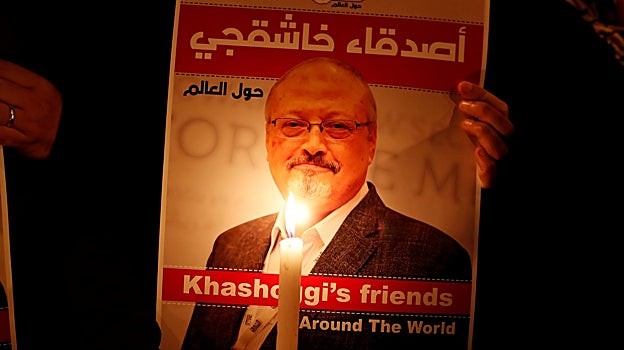Vigilia por el periodista Jamal Khashoggi,