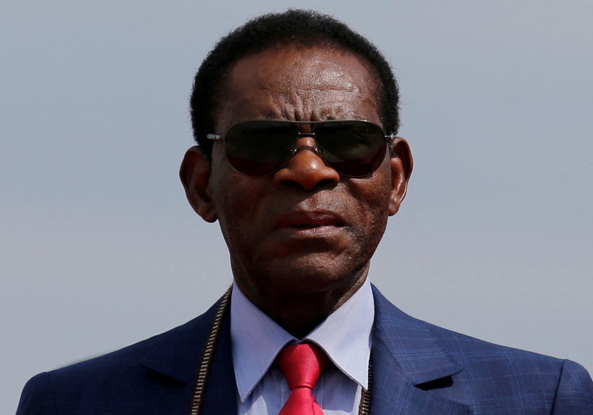 El presidente de Guinea Ecuatorial. Teodoro Obiang, lleva más de cuatro décadas en el poder