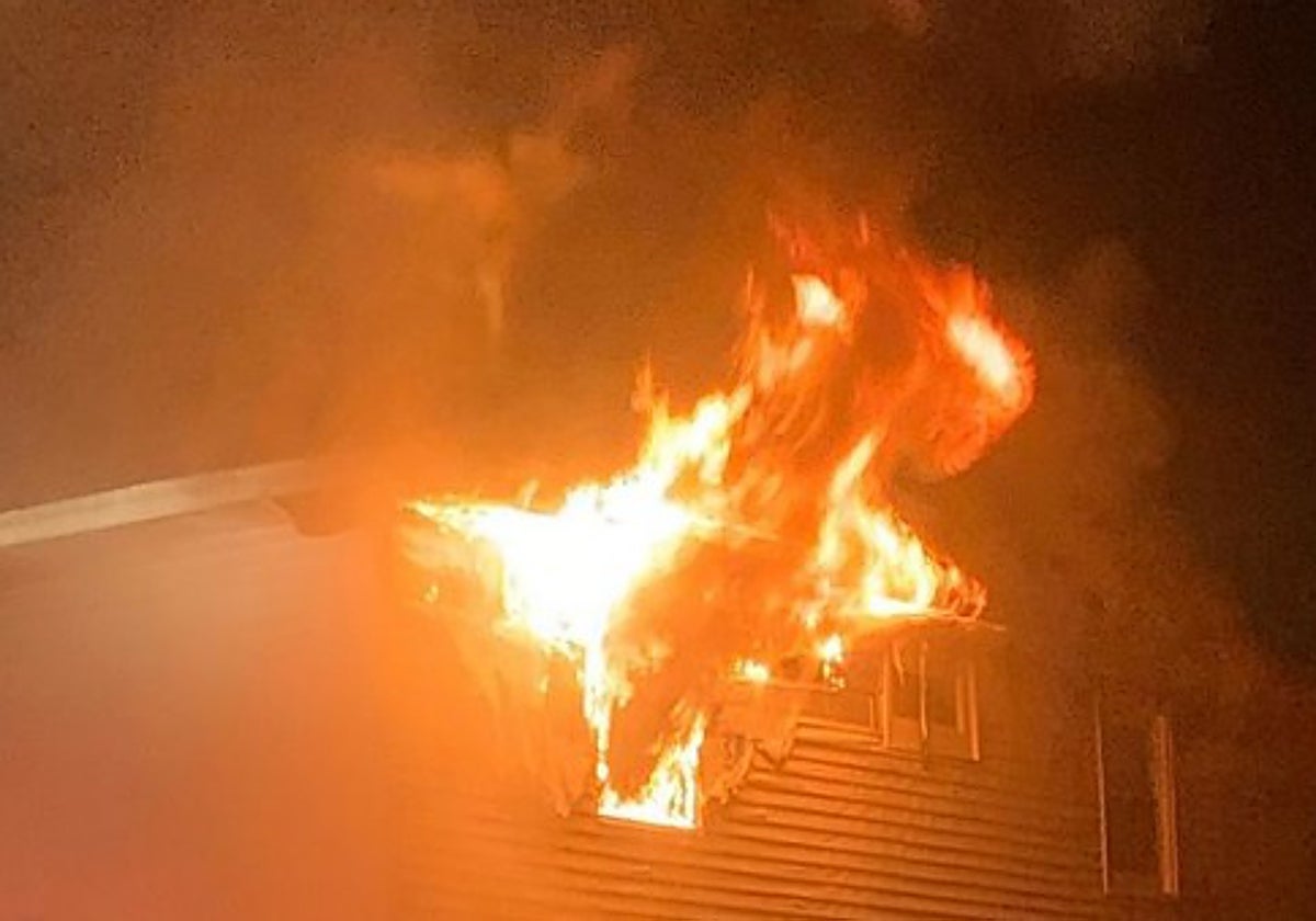 El incendio en la vivienda de los niños