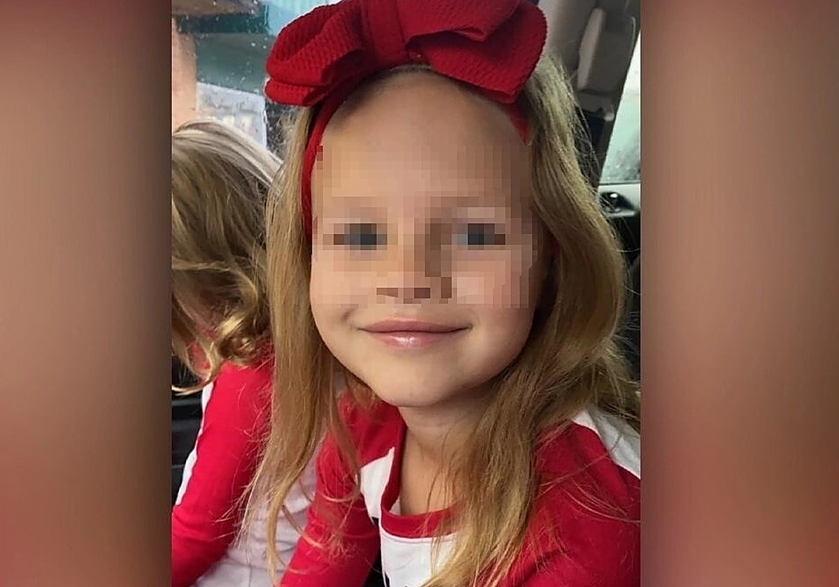 Athena Strand, en una foto difundida por su madre