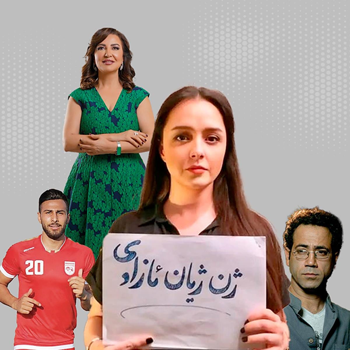 Irán silencia a futbolistas y actrices que apoyan las históricas protestas