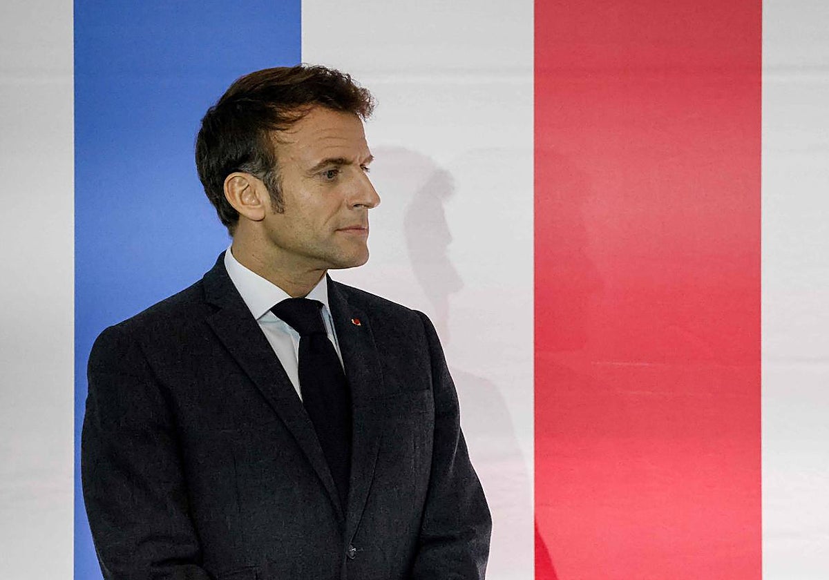 El presidente de Francia, Emmanuel Macron