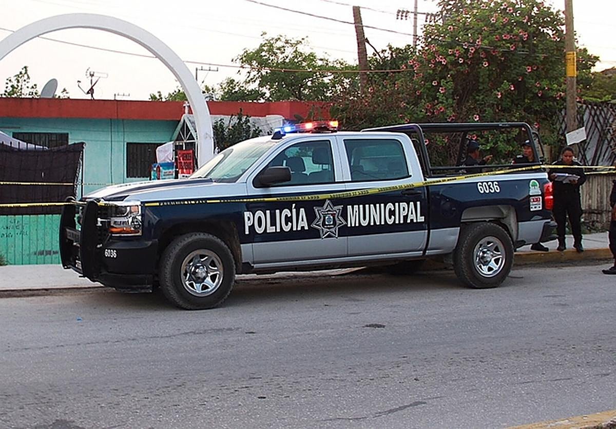 Imagen de archivo de agendes de policía en México