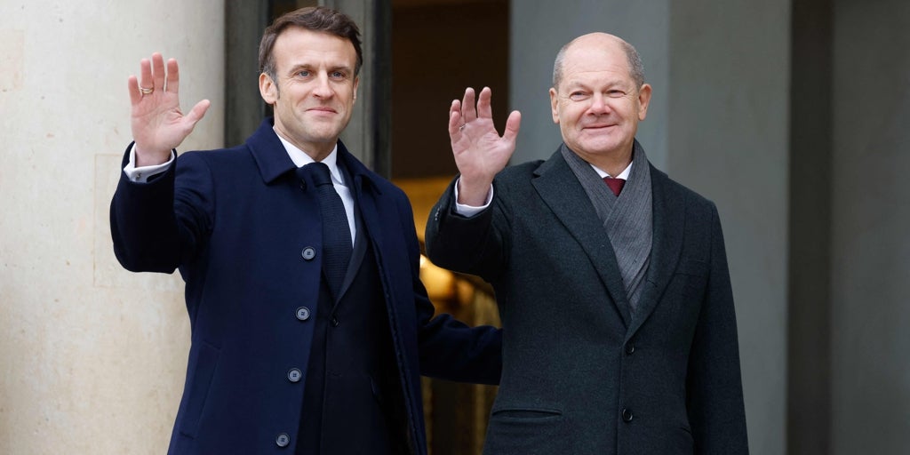 Macron y Scholz expresan su apoyo a Ucrania, “inquebrantable” y “durante el tiempo que sea necesario” Macron y Scholz expresan su apoyo a Ucrania, “inquebrantable” y “durante el tiempo que sea necesario”